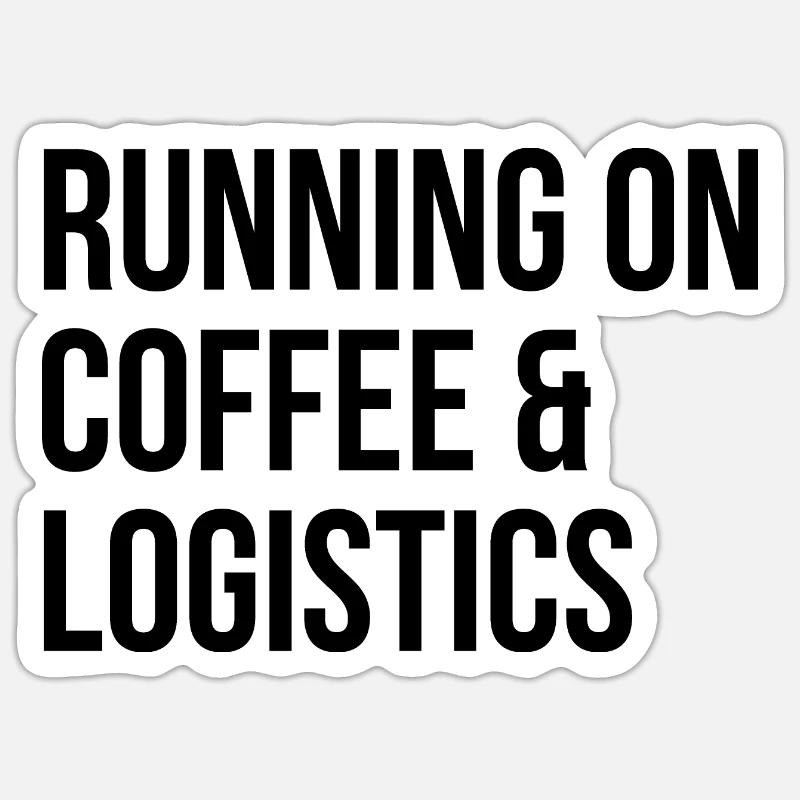 Logistics - Sticker size S (10 x 10 cm) - white matte