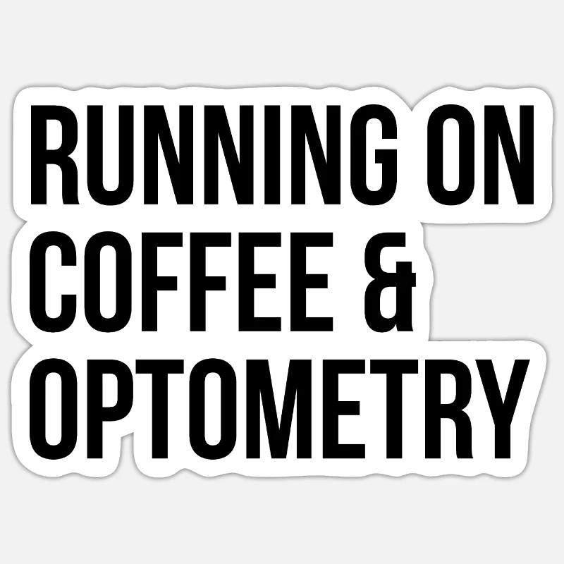 Optometry - Sticker size S (10 x 10 cm) - white matte