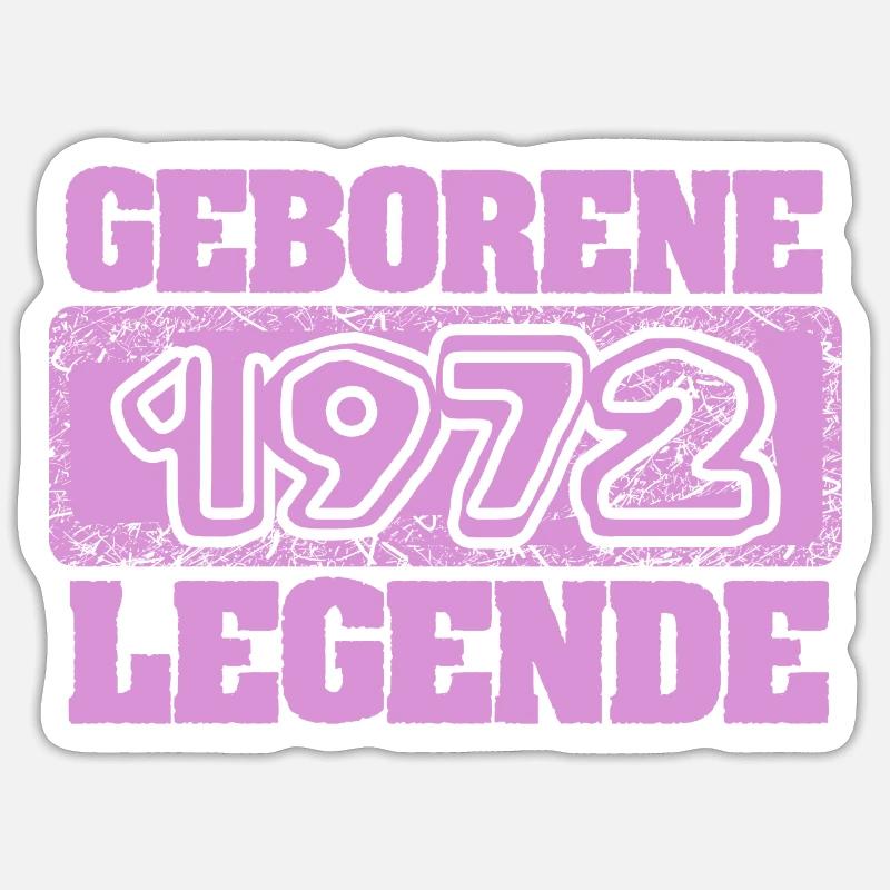 1972 Sticker size S (10 x 10 cm)