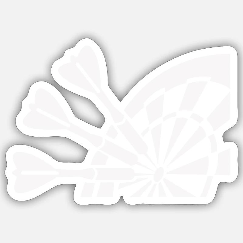 Dart Sticker Größe S (10 x 10 cm)
