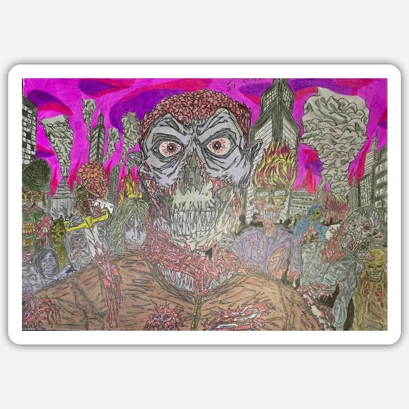 Sticker Größe S (10 x 10 cm) - 