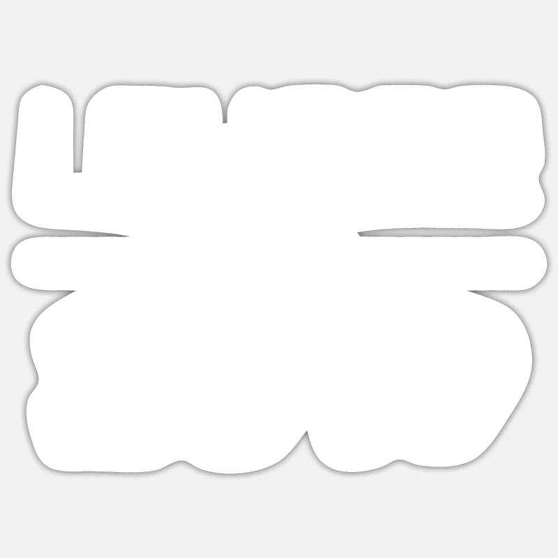 2019 - Sticker size S (10 x 10 cm) - white matte