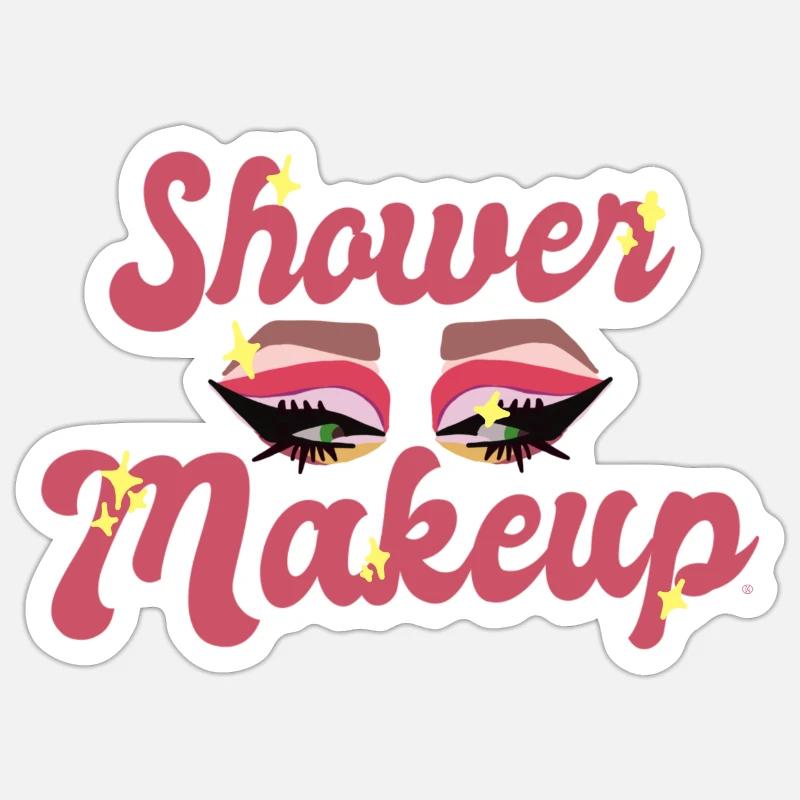 Dusch-Make-up Sticker Größe S (10 x 10 cm)