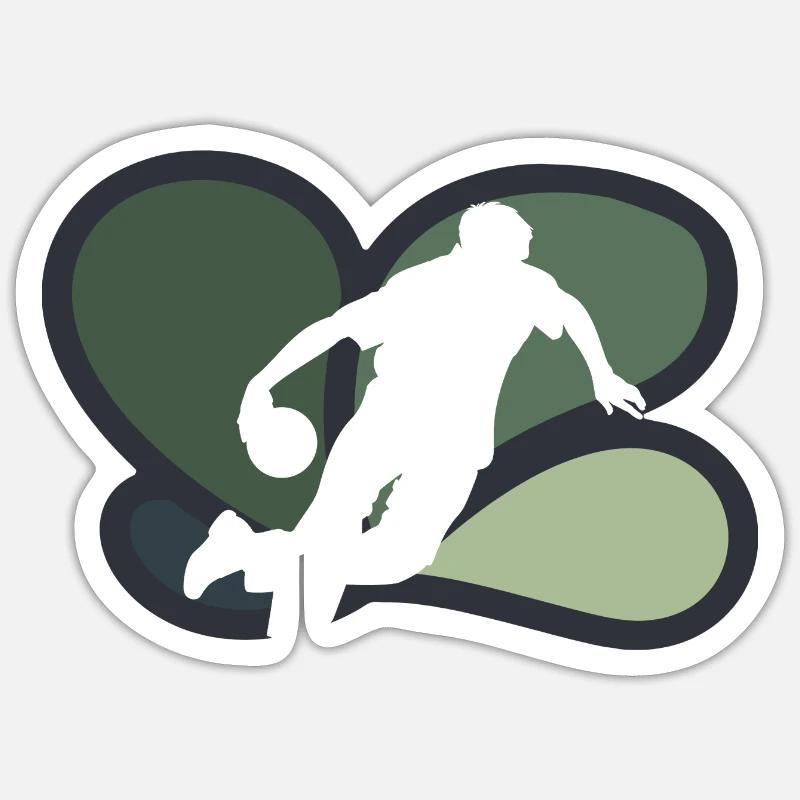 Boule de bowling Sticker taille S (10 x 10 cm)