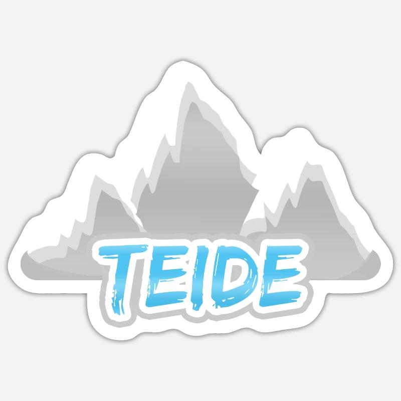 Berg Teide Sticker Größe S (10 x 10 cm)