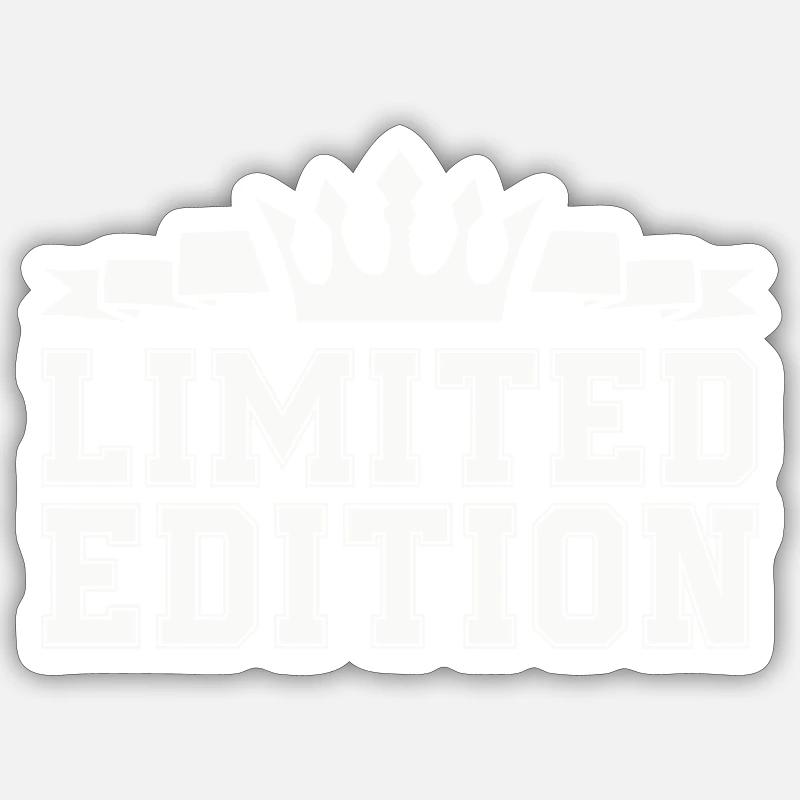 édition limitée 1 - Sticker taille S (10 x 10 cm) - blanc mat