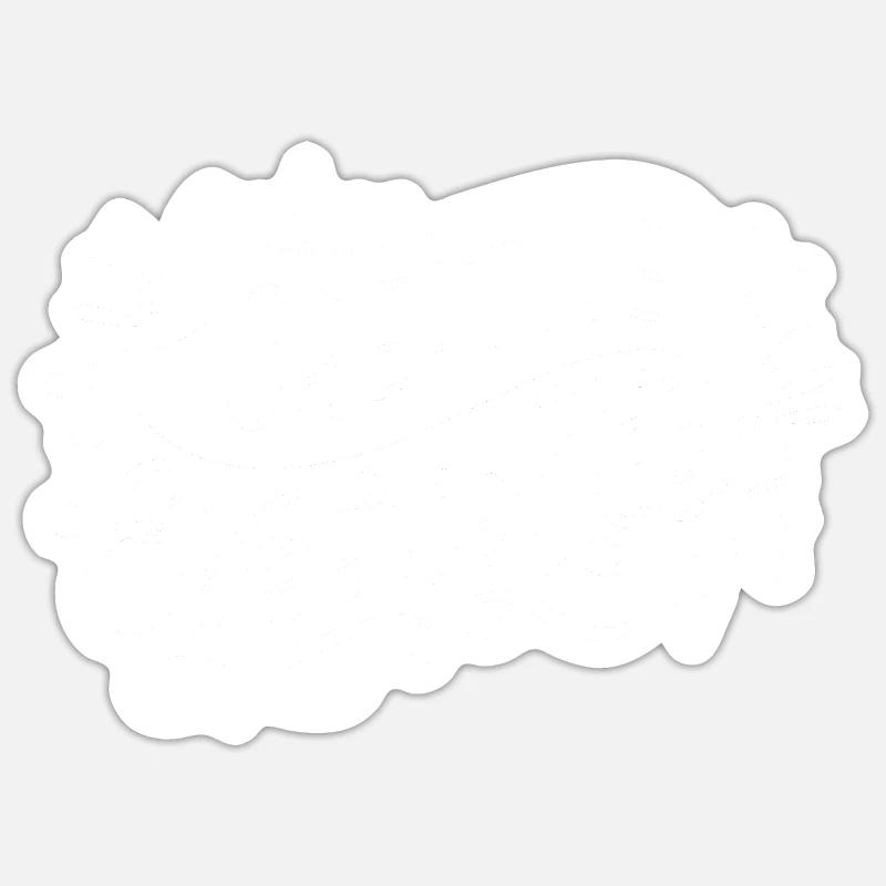 Idea Creative Font - Sticker size S (10 x 10 cm) - white matte