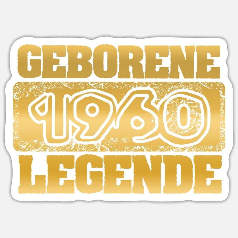 Citation 1960 - Sticker taille S (10 x 10 cm) - blanc mat