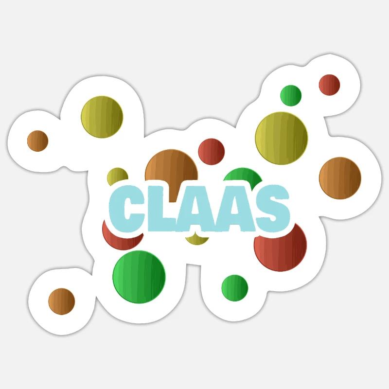 Claas Claas - Sticker taille S (10 x 10 cm) - blanc mat