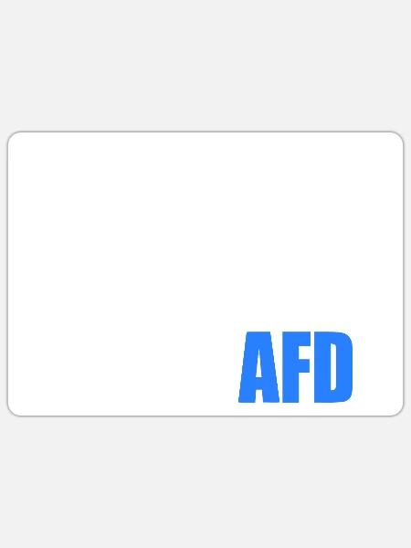 rassismus ist ekelhafd - Sticker Größe S (10 x 10 cm) - Mattweiß