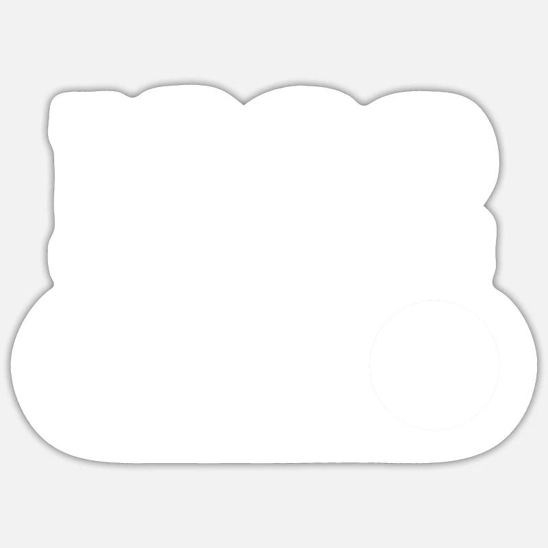 1982 - Sticker taille S (10 x 10 cm) - blanc mat