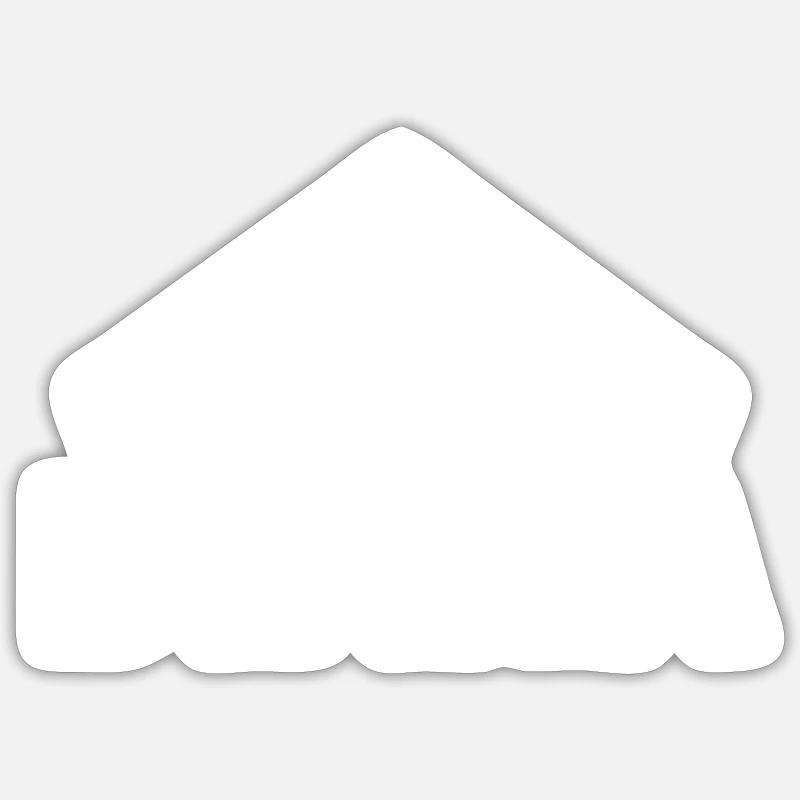Diane - Sticker taille S (10 x 10 cm) - blanc mat