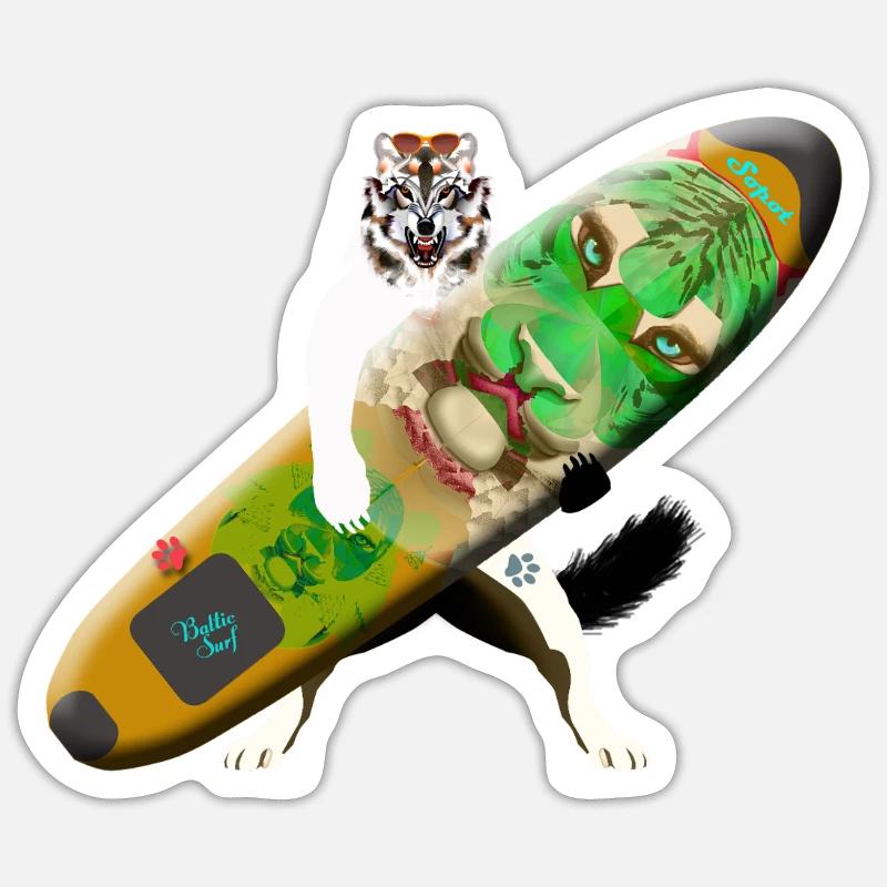Sticker Größe S (10 x 10 cm) - 