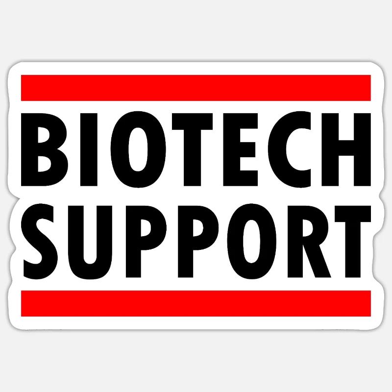 biotech support Sticker taille S (10 x 10 cm)