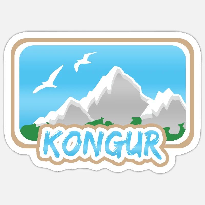 Congur - Sticker size S (10 x 10 cm) - white matte