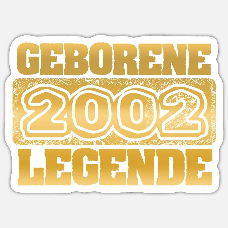 2002 Sticker Größe S (10 x 10 cm)