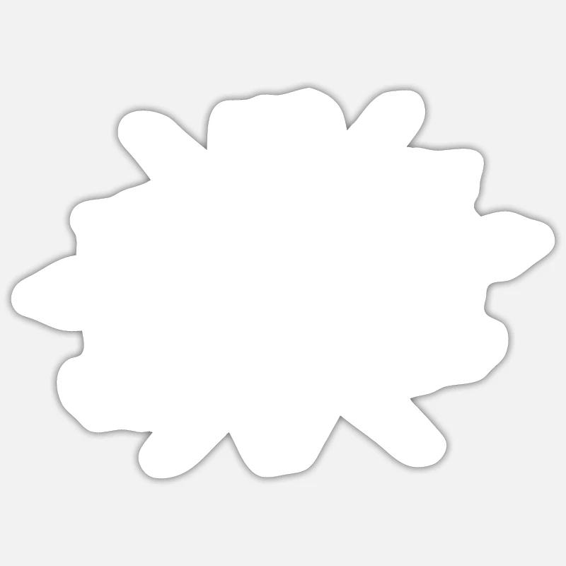 Pas de honte, juste de la basse Sticker taille S (10 x 10 cm)