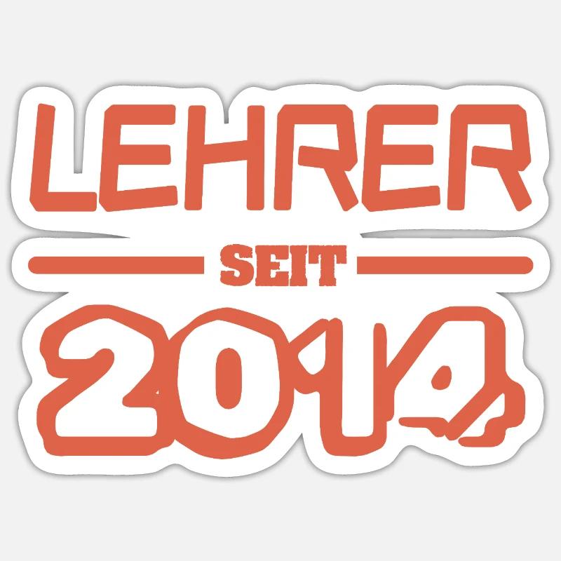 2014 - Sticker Größe S (10 x 10 cm) - Mattweiß