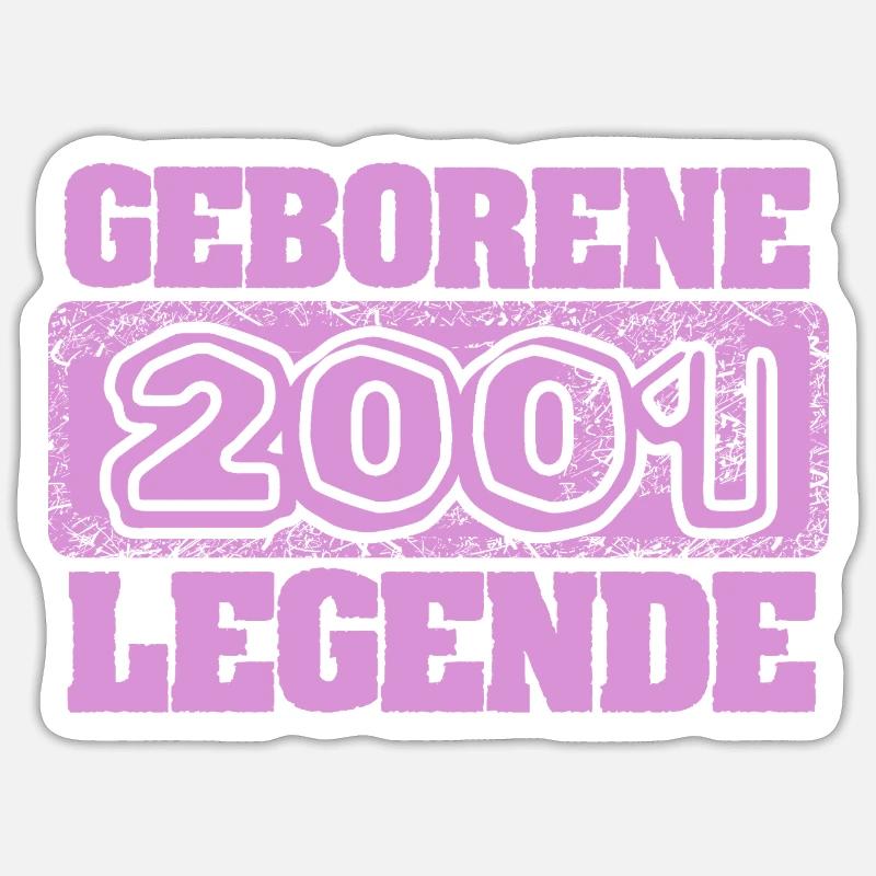 2001 Sticker taille S (10 x 10 cm)