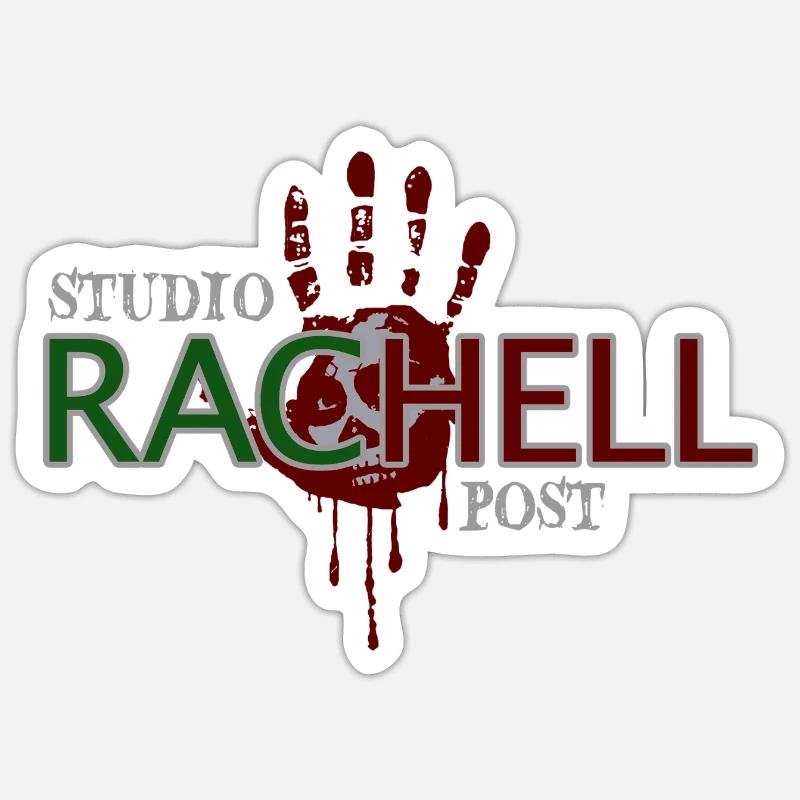 Studio RacHell Post - Sticker size S (10 x 10 cm) - white matte