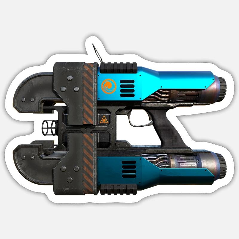 Space Drop Lasercutter - Sticker Größe S (10 x 10 cm) - Mattweiß