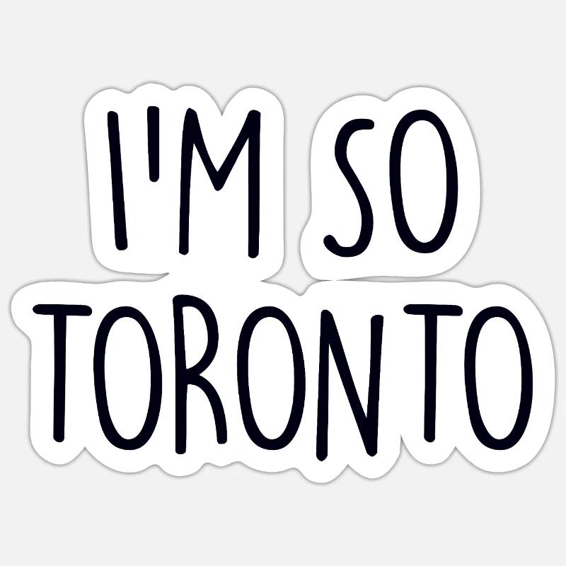 Toronto, Canada - Sticker size S (10 x 10 cm) - white matte