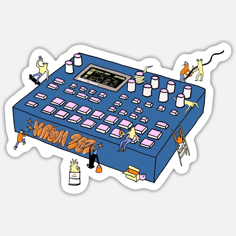 Sticker Größe S (10 x 10 cm) - 