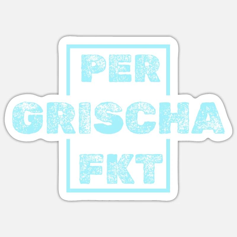 Grischa Grischa - Sticker size S (10 x 10 cm) - white matte