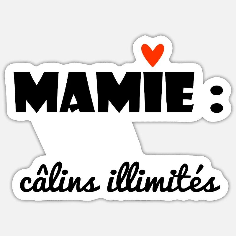 OMA. MAMA. GROSSMUTTER. MUTTERTAG. Sticker Größe S (10 x 10 cm)