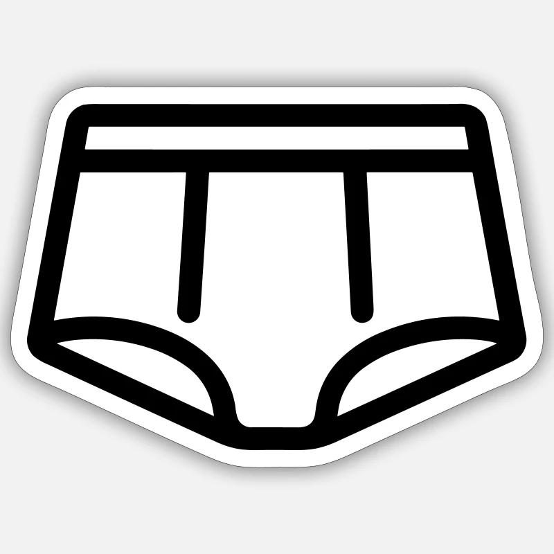 Slip Sticker taille S (10 x 10 cm)