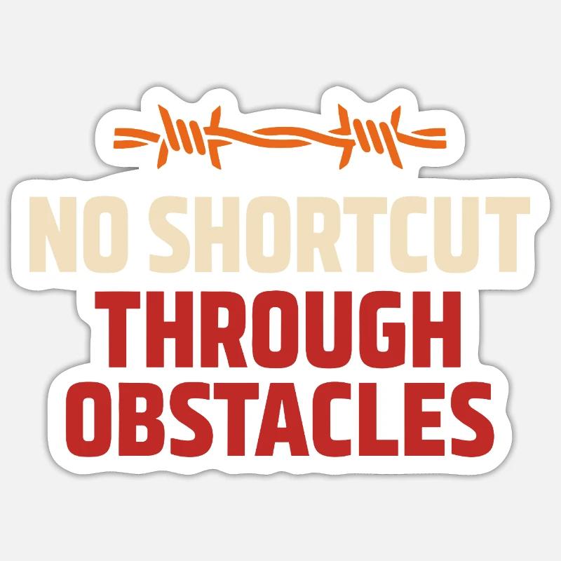 Obstacle Course Racer Obstacle Course Ocr - Sticker size S (10 x 10 cm) - white matte