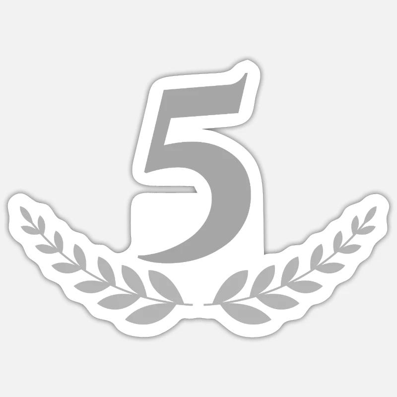 5 - Sticker size S (10 x 10 cm) - white matte