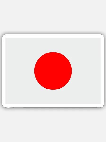 japan1 - Sticker Größe S (10 x 10 cm) - Mattweiß