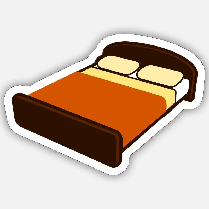 bed Sticker size S (10 x 10 cm)