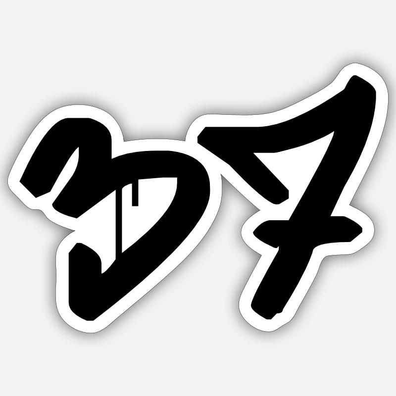 Graffiti : 37 Sticker Größe S (10 x 10 cm)