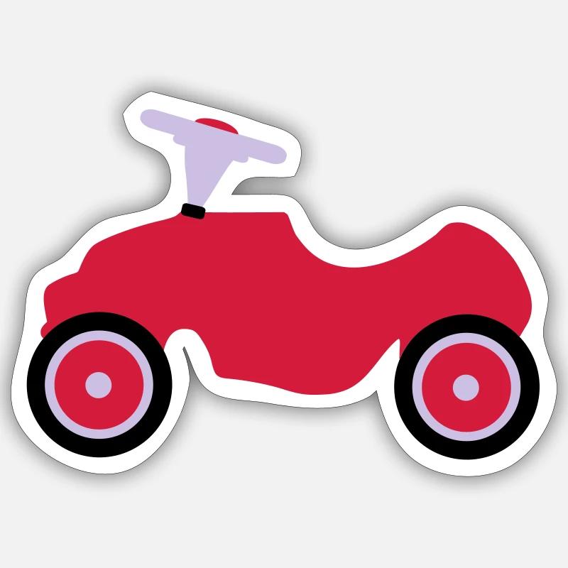 Spielzeug Auto Sticker Größe S (10 x 10 cm)