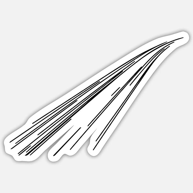 Lignes Sticker taille S (10 x 10 cm)