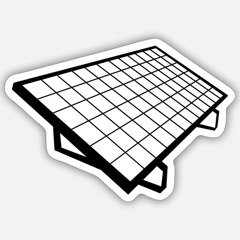 panneau solaire Système solaire Sticker taille S (10 x 10 cm)