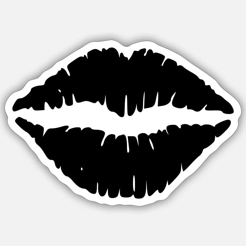 Lips Sticker size S (10 x 10 cm)