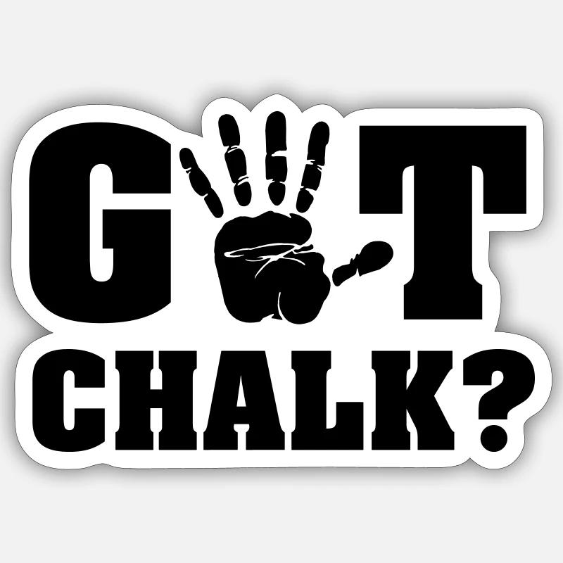 Got chalk? Sticker Größe S (10 x 10 cm)