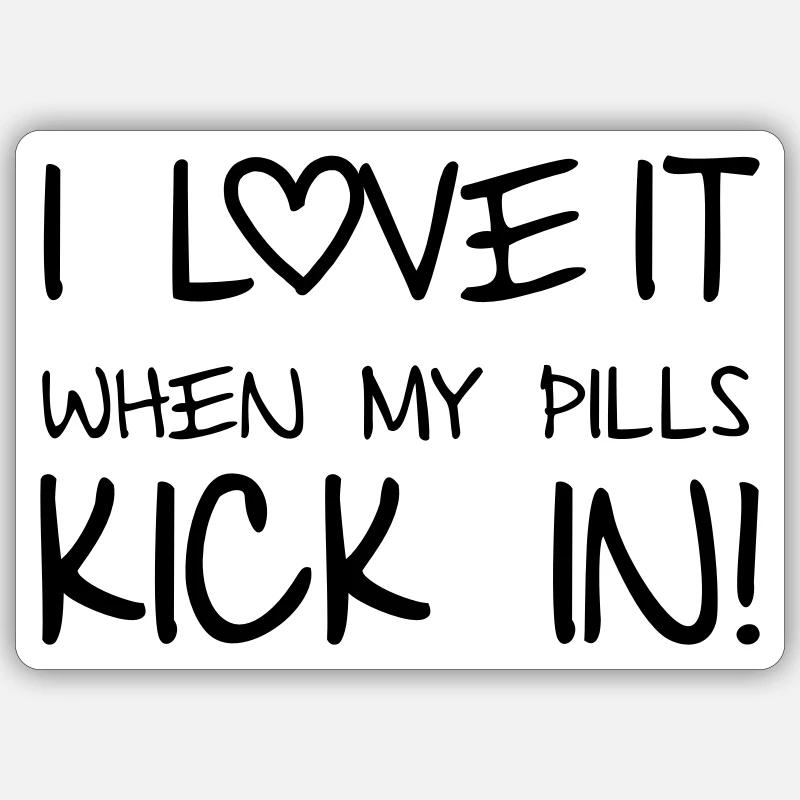 Pills Sticker size S (10 x 10 cm)