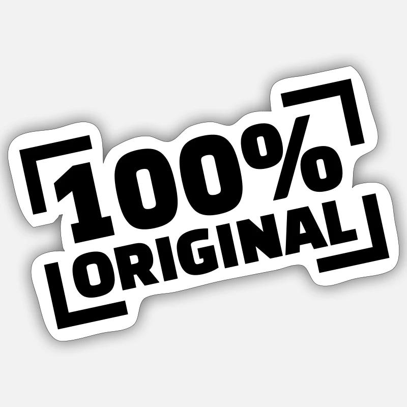 100% Original Sticker size S (10 x 10 cm)