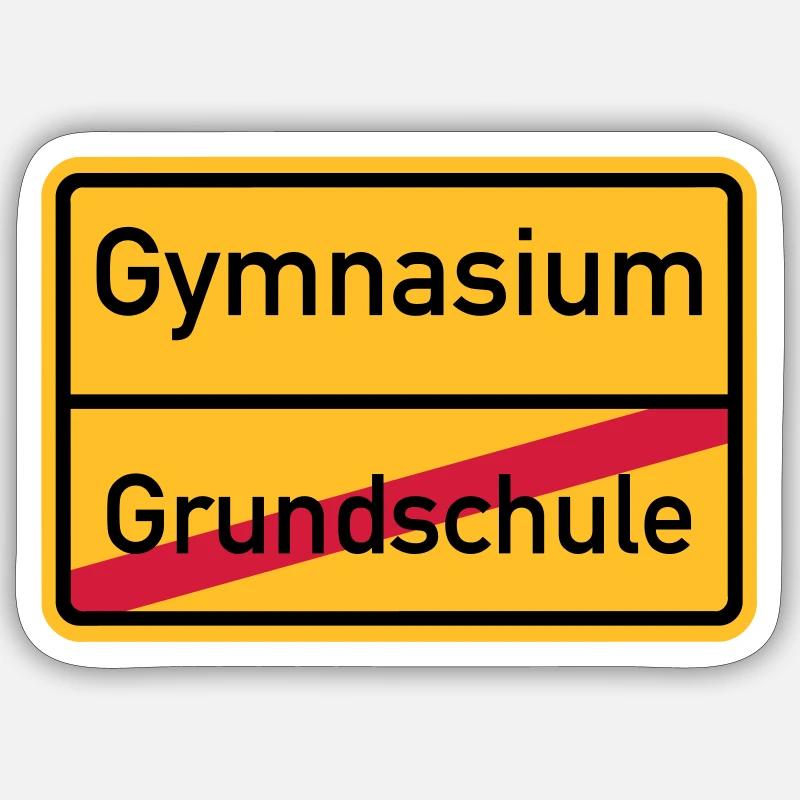 Gymnasium Sticker Größe S (10 x 10 cm)