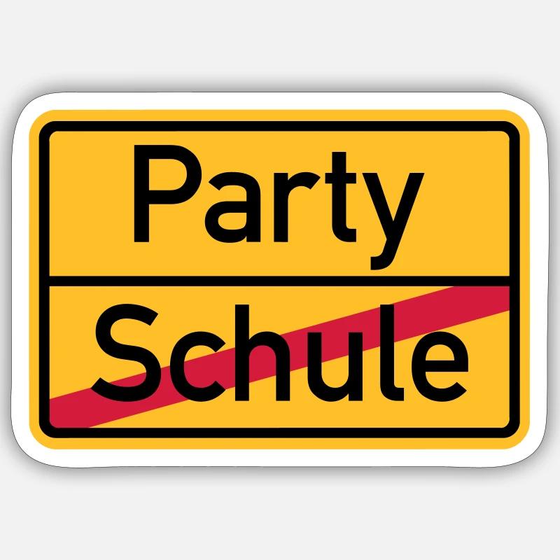 Party Sticker Größe S (10 x 10 cm)