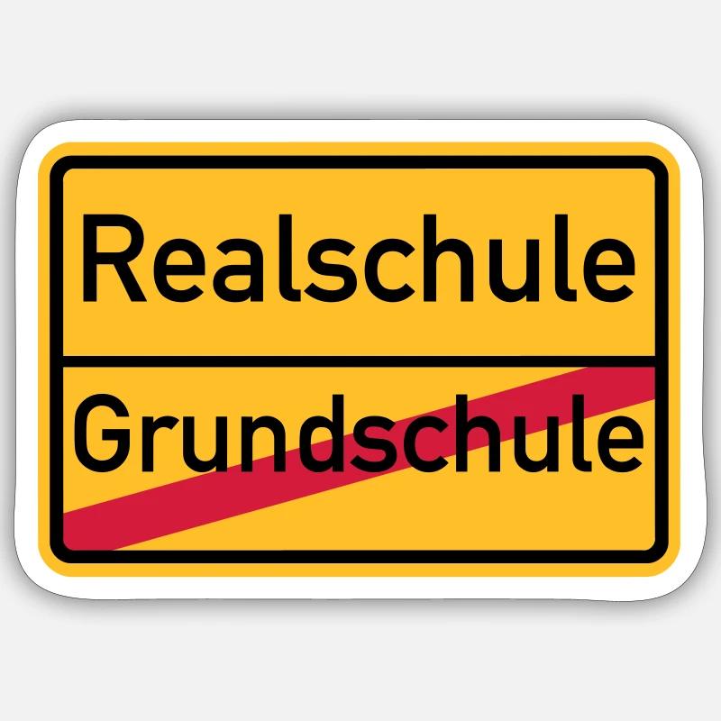 Realschule Sticker Größe S (10 x 10 cm)