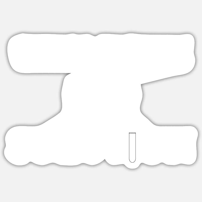 Chemical Engineer - Sticker size S (10 x 10 cm) - white matte