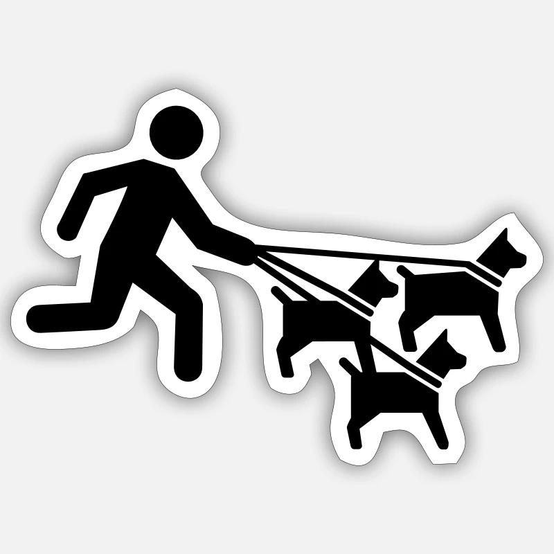 Hundesitter Sticker Größe S (10 x 10 cm)