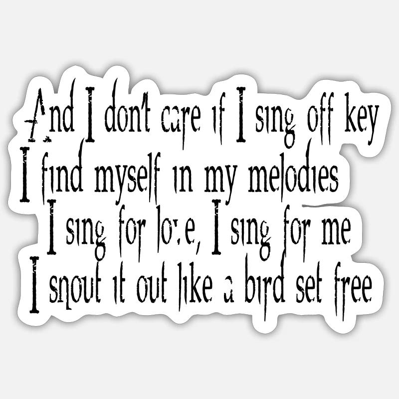 Sticker size S (10 x 10 cm) - 