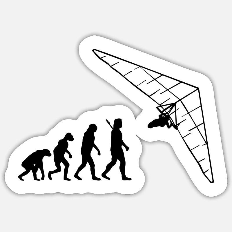Drachenfliegen Sticker Größe S (10 x 10 cm)