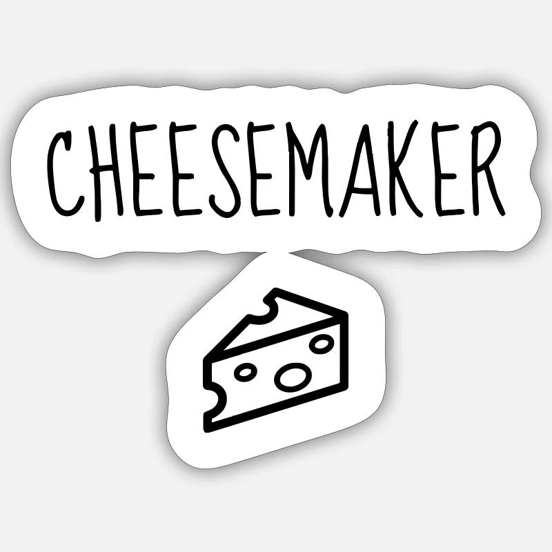 Cheese Maker Fromager Fromage Käse Käser Sticker size S (10 x 10 cm)